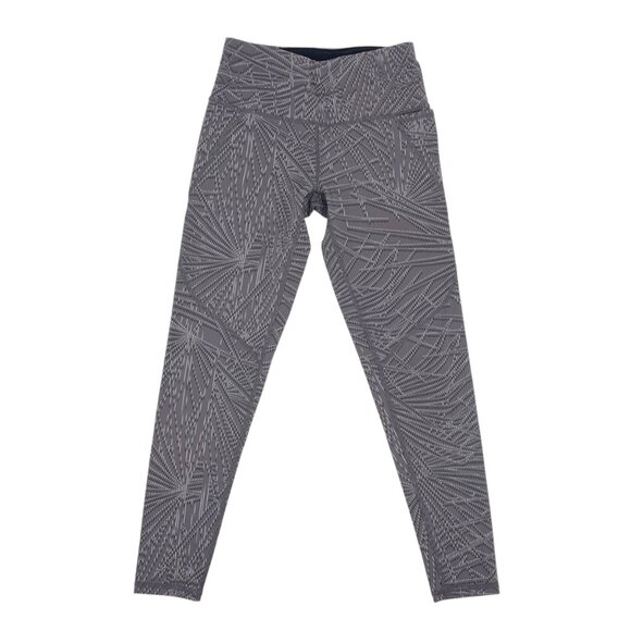 Sweaty Betty Power Pocket Workout 7/8 Leggings Moonrock Purple Palm Womens XS - Picture 2 of 11